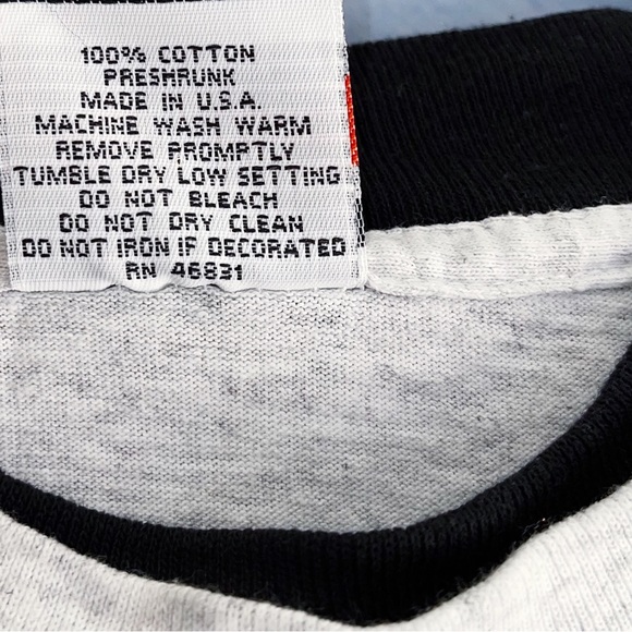 Vintage Crewneck 1991 Yorky Single Stitch Tee Medium - Picture 9 of 9